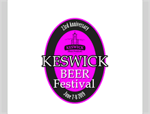 Tablet Screenshot of keswickbeerfestival.co.uk